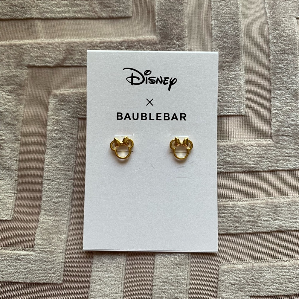BaubleBar Minnie Mouse Earrings